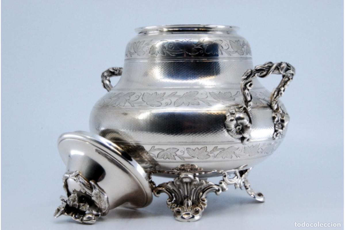 Antig&uuml;edades: azucarero de plata - Foto 4
