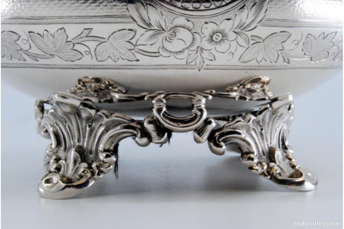 Antig&uuml;edades: azucarero de plata - Foto 7