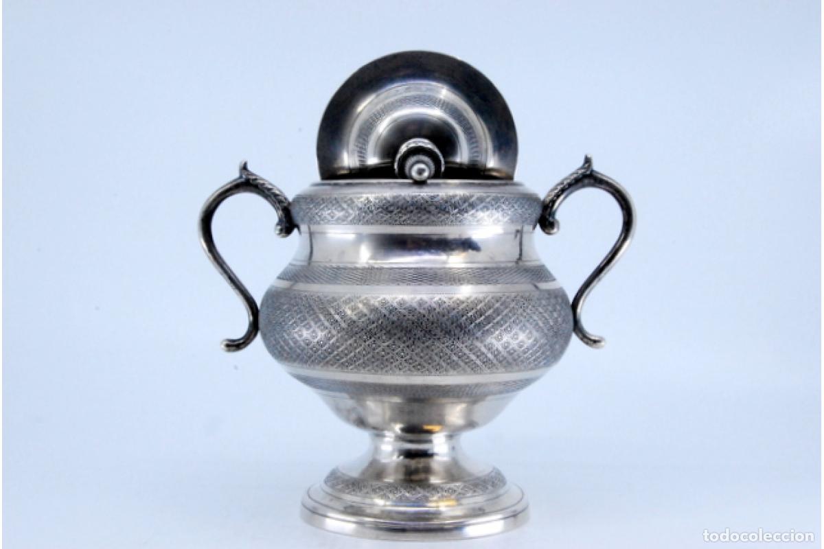 Antig&uuml;edades: azucarero de plata - Foto 2