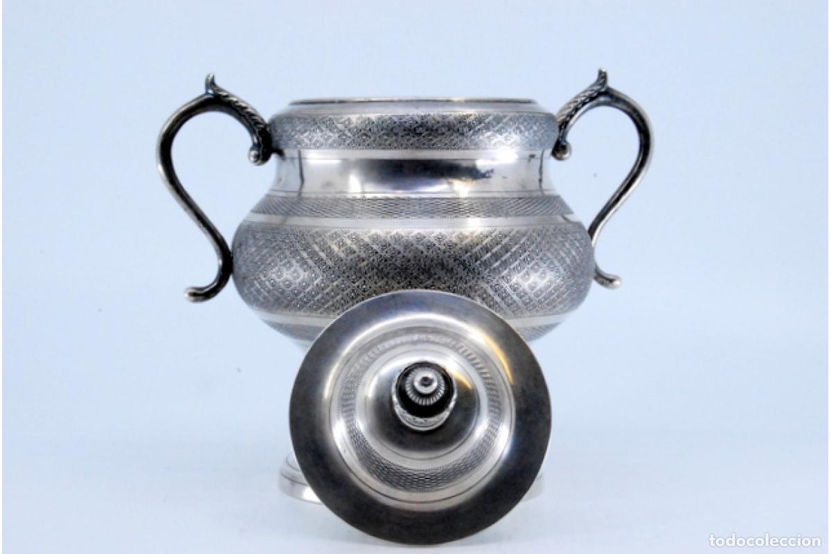 Antig&uuml;edades: azucarero de plata - Foto 3