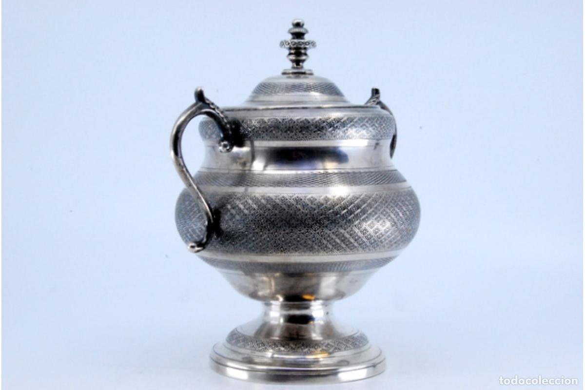 Antig&uuml;edades: azucarero de plata - Foto 11