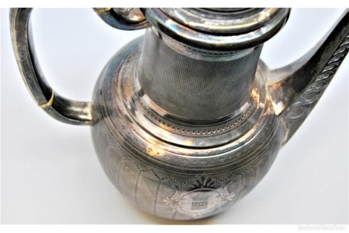 Antig&uuml;edades: tetera de plata - Foto 4