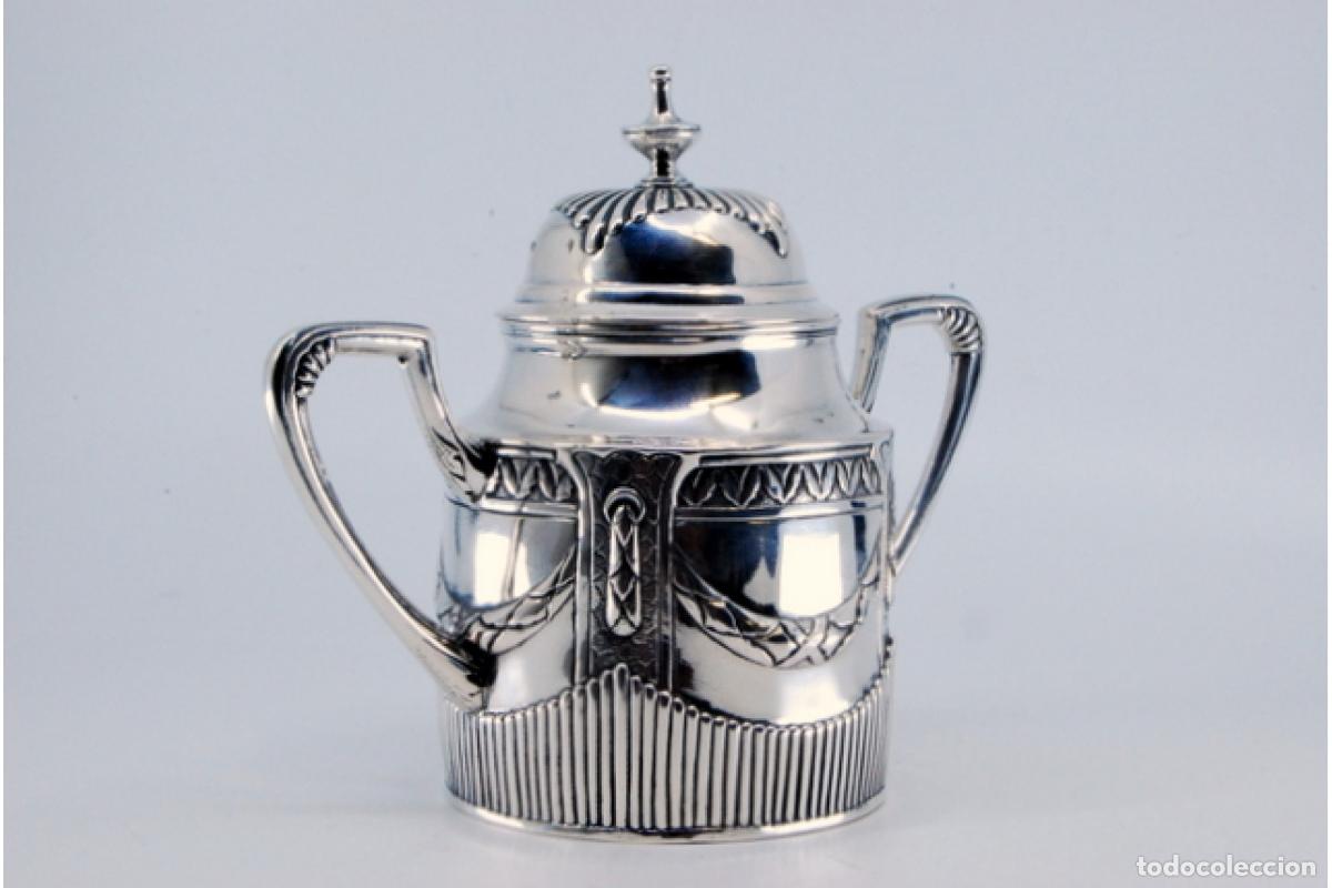 Antig&uuml;edades: azucarero de plata - Foto 3