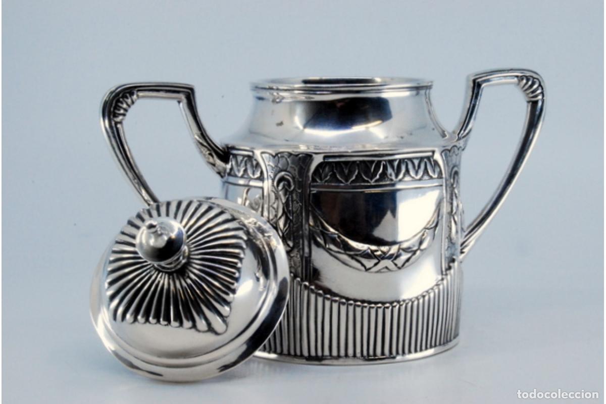 Antig&uuml;edades: azucarero de plata - Foto 4