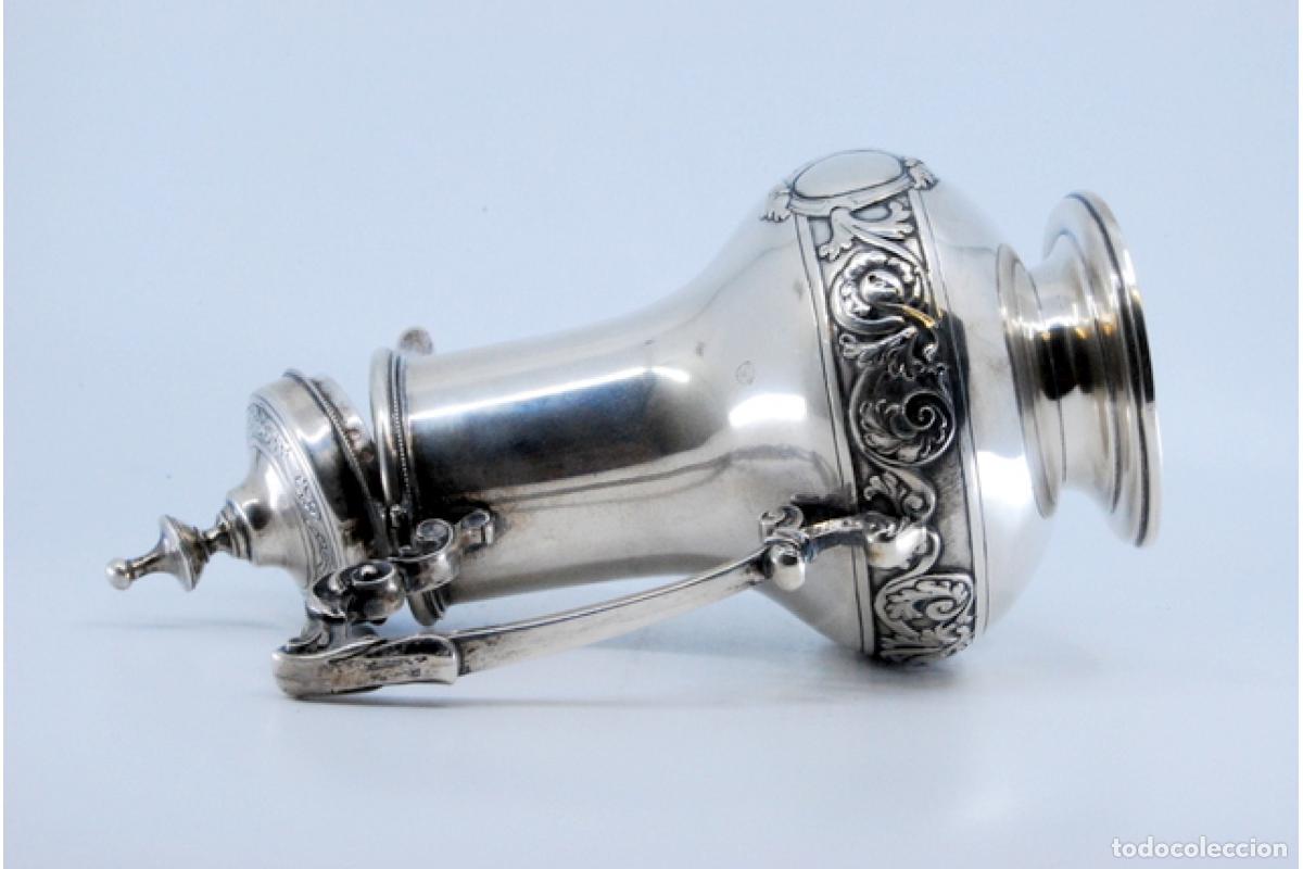 Antig&uuml;edades: tetera de plata - Foto 3