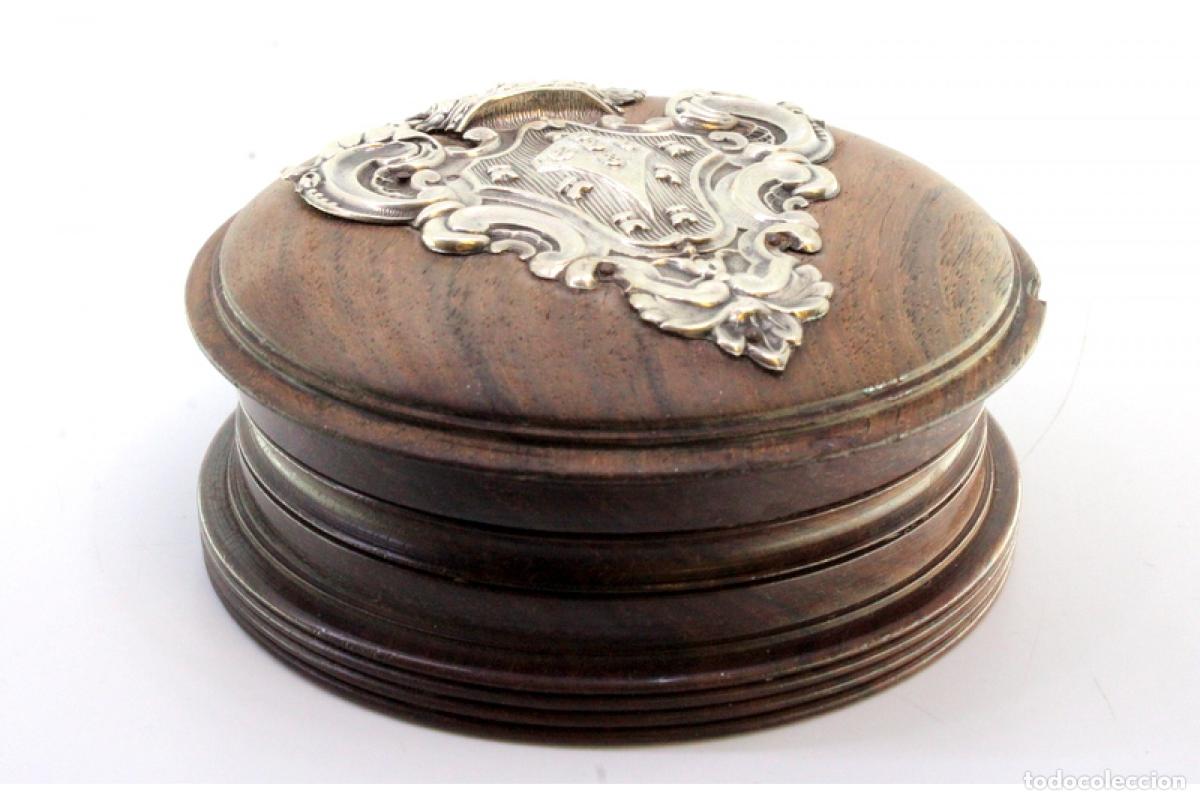 Antig&uuml;edades: Joyero, hecho de madera y plata. - Foto 3