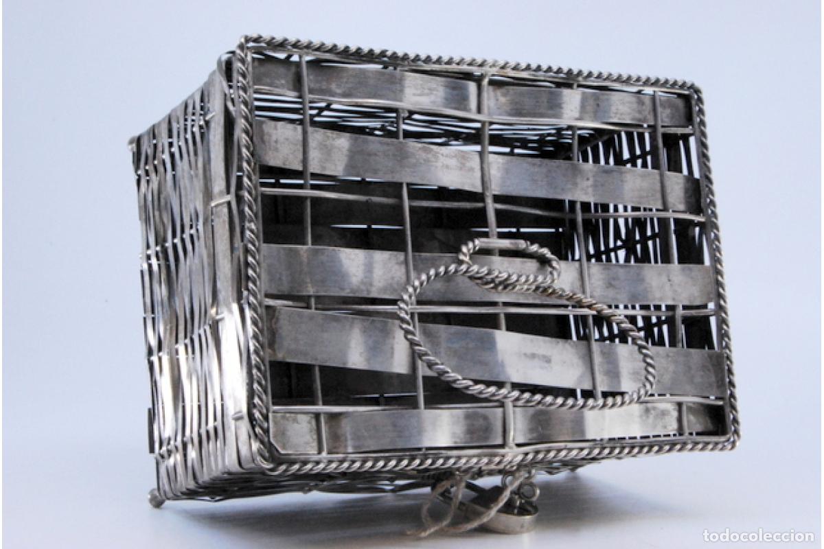 Antig&uuml;edades: Cesta de plata - Foto 5