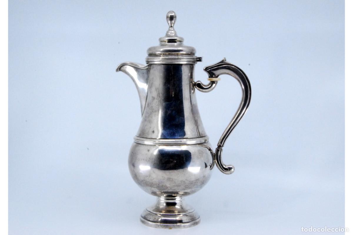Antig&uuml;edades: Cafetera de plata - Foto 3