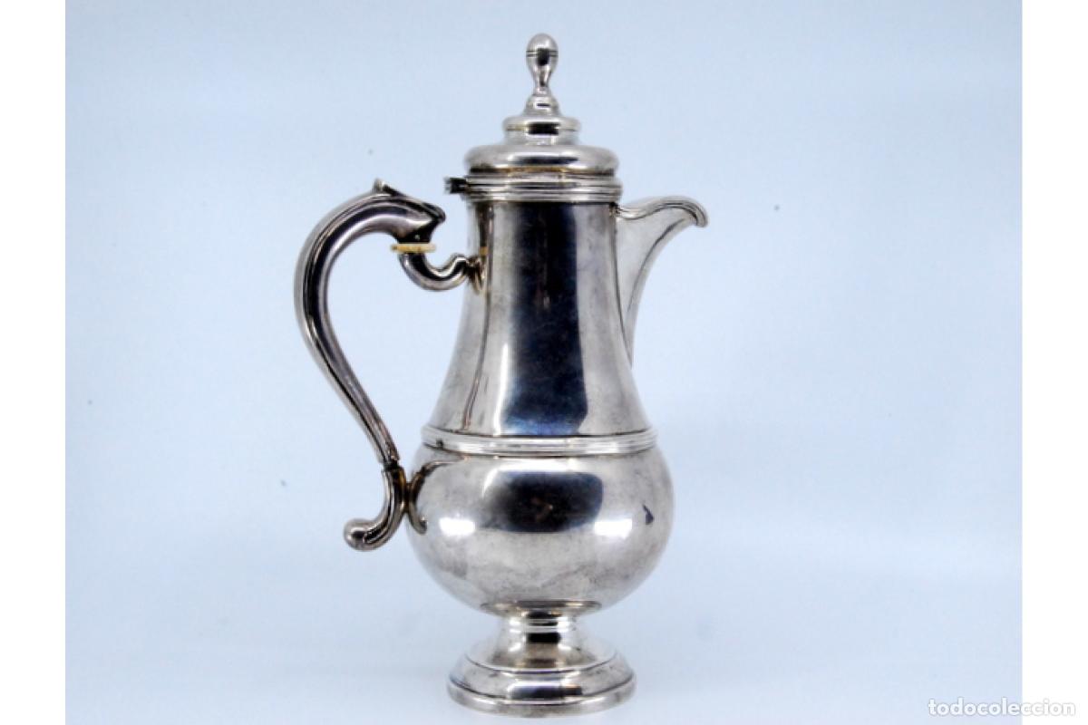Antig&uuml;edades: Cafetera de plata - Foto 4