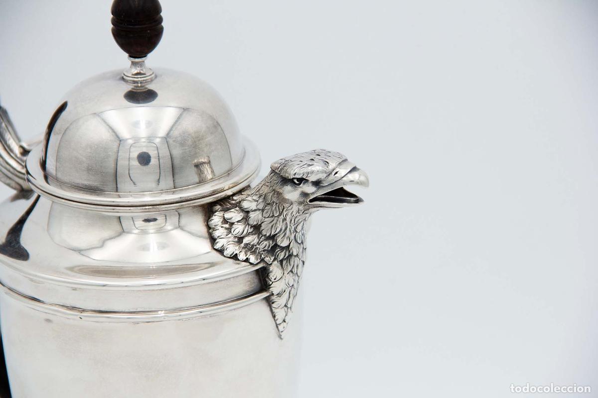 Antig&uuml;edades: Cafetera de plata - Foto 2