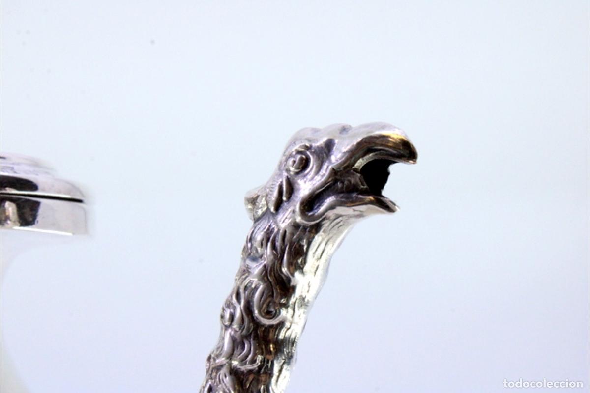 Antig&uuml;edades: Cafetera de plata - Foto 5