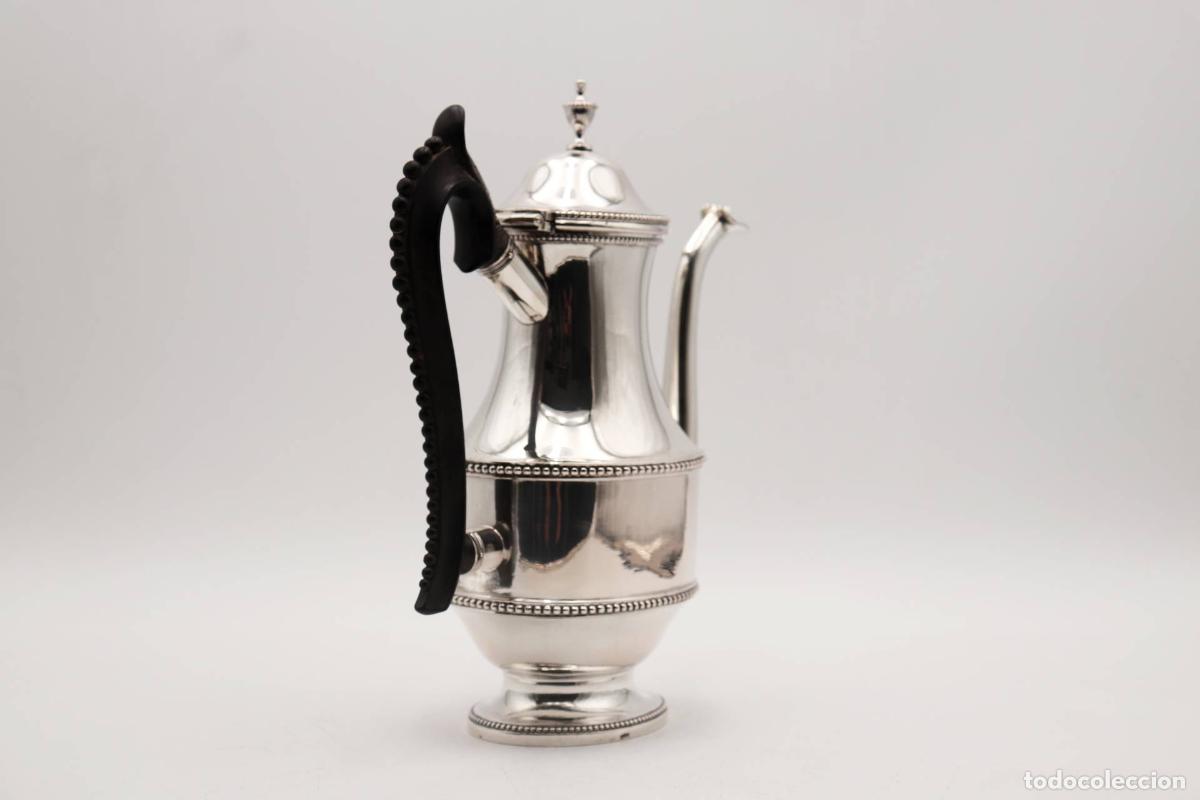 Antig&uuml;edades: Cafetera de plata - Foto 2