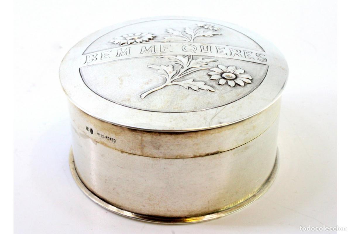 Antig&uuml;edades: Caja de plata para alfileres. - Foto 6
