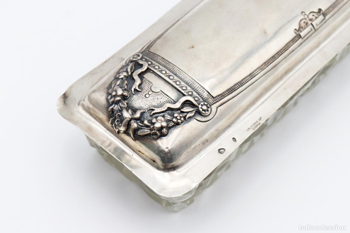 Antig&uuml;edades: jabonera de plata - Foto 3
