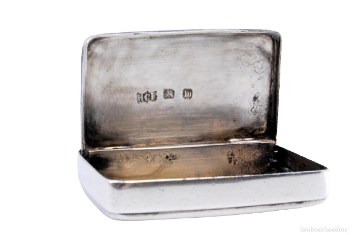 Antig&uuml;edades: Caja de plata para cerillas. - Foto 1