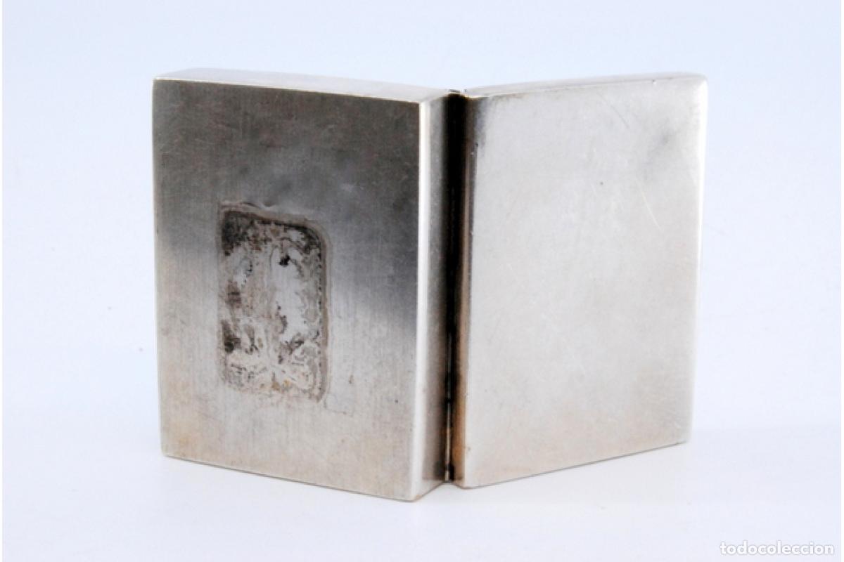 Antig&uuml;edades: Pastillero, en plata - Foto 2