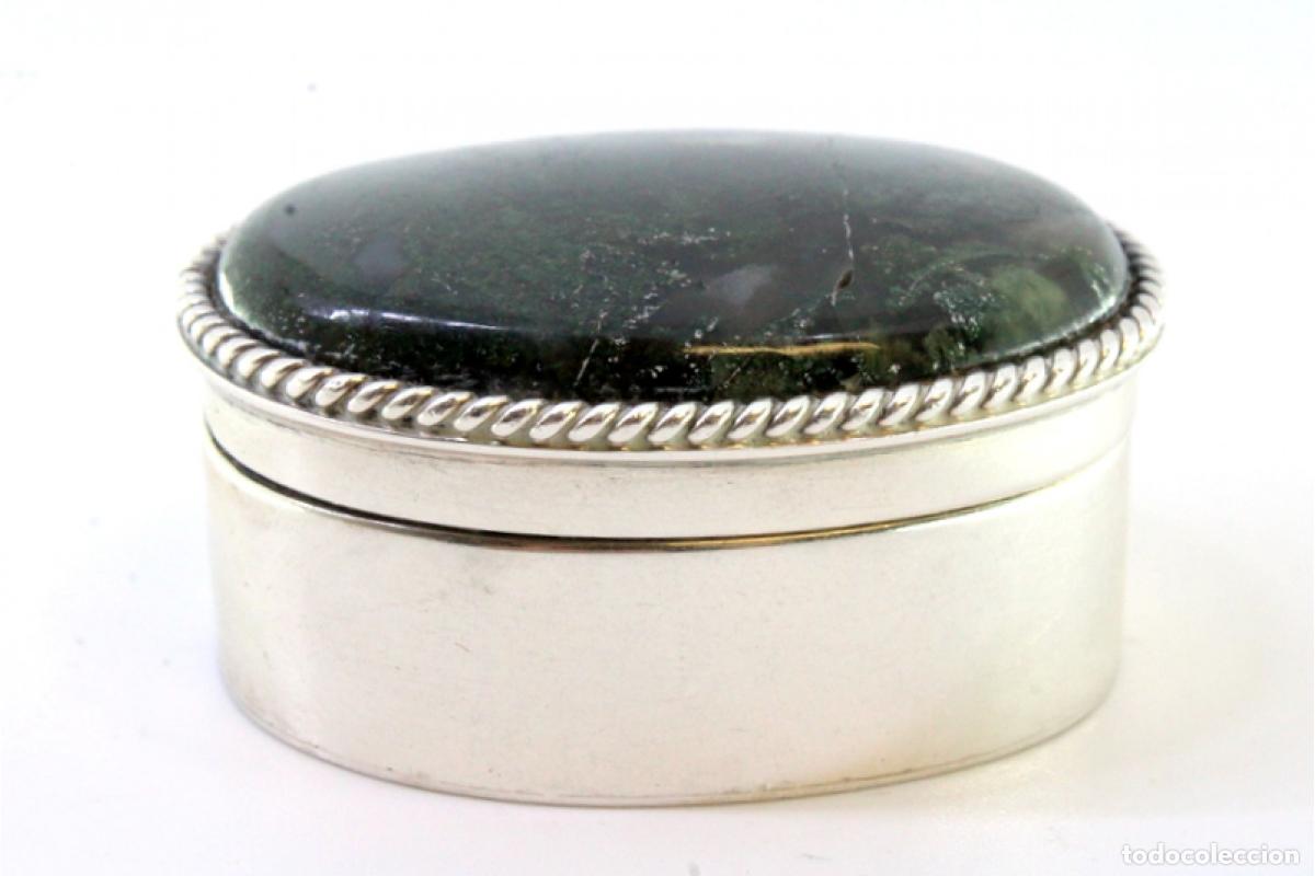 Antig&uuml;edades: Pastillero, en plata - Foto 3