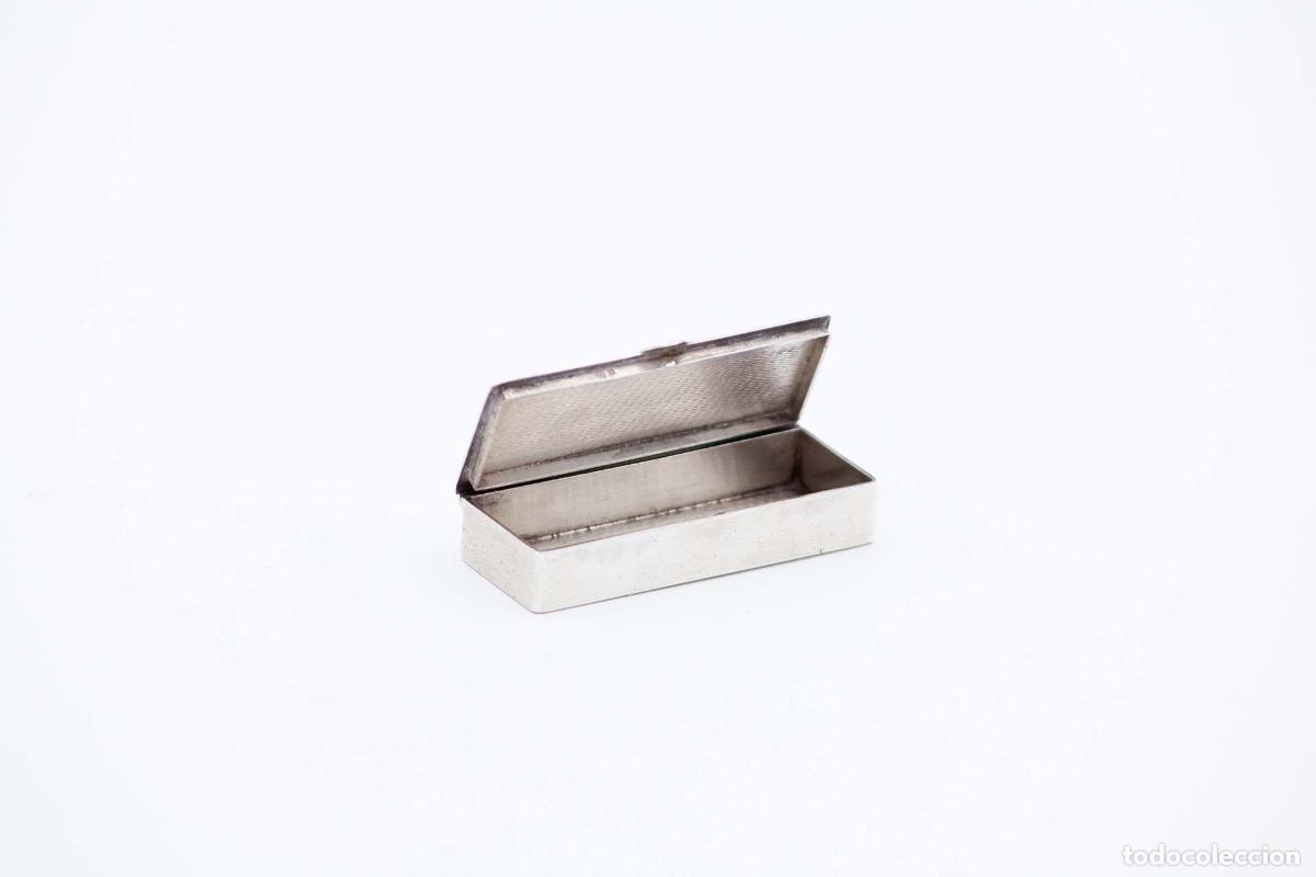Antig&uuml;edades: Pastillero, en plata - Foto 2