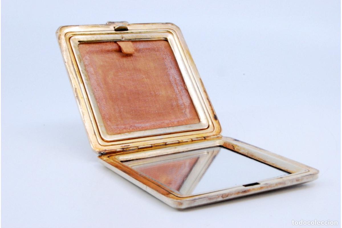 Antig&uuml;edades: Estuche de belleza, en plata dorada - Foto 6