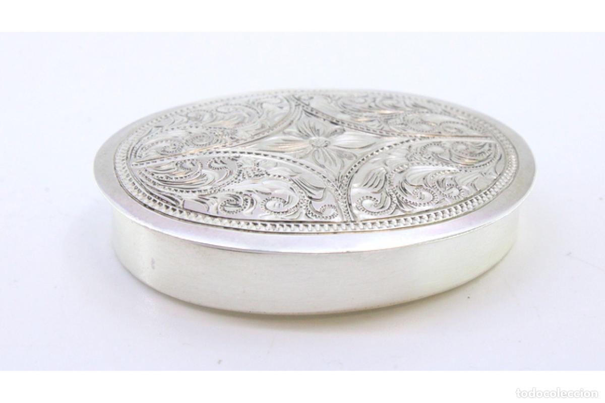 Antig&uuml;edades: Pastillero, en plata - Foto 6