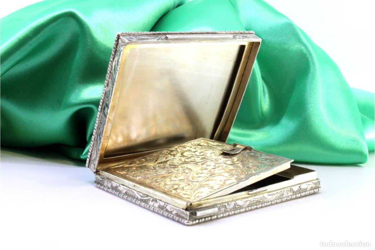 Antig&uuml;edades: Caja de belleza de plata - Foto 6