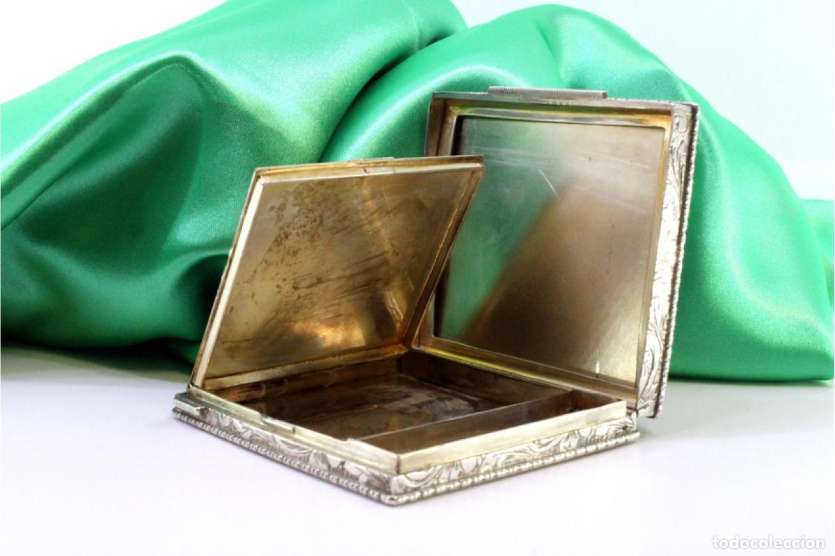 Antig&uuml;edades: Caja de belleza de plata - Foto 7
