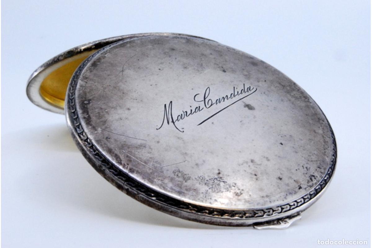 Antig&uuml;edades: Caja de belleza de plata - Foto 4