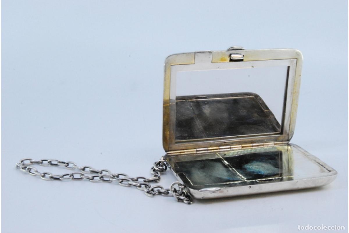 Antig&uuml;edades: Caja de belleza de plata - Foto 4
