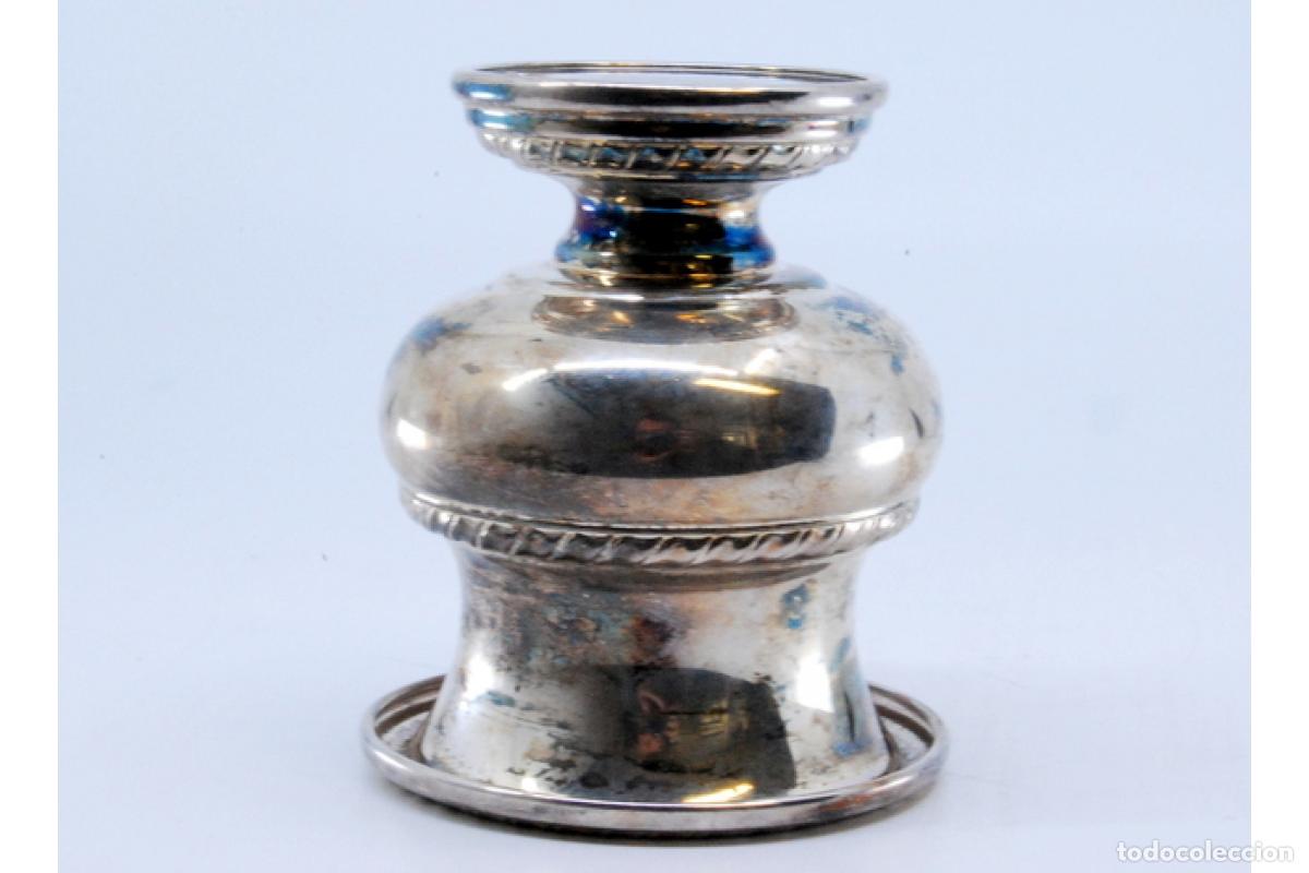 Antig&uuml;edades: Jarr&oacute;n de plata, para flores - Foto 7