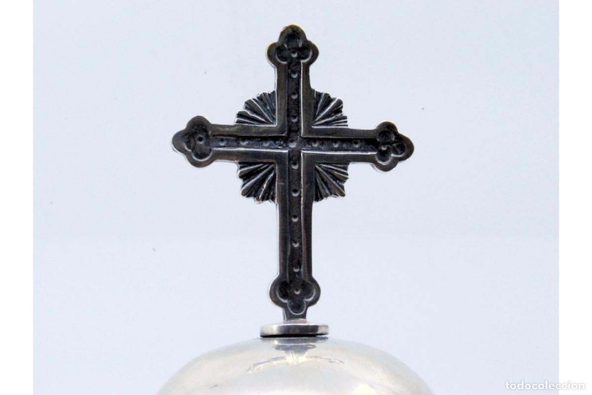 Antig&uuml;edades: Campana de altar, en plata - Foto 4