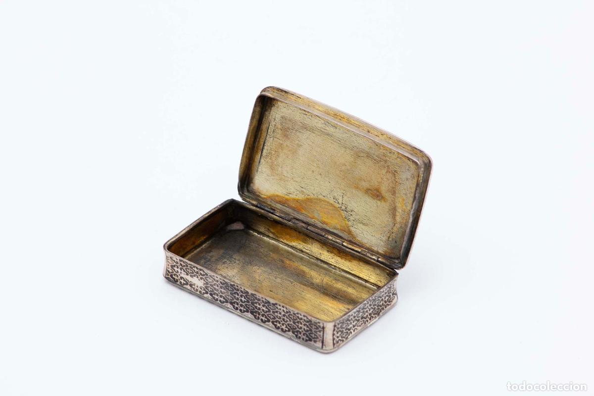 Antig&uuml;edades: Tabaquera, en plata - Foto 3