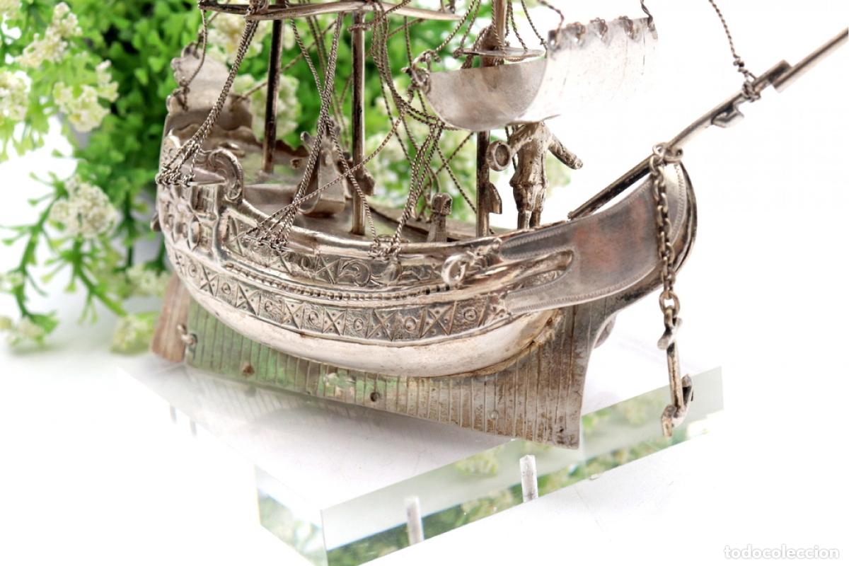 Antig&uuml;edades: Barco de plata - Foto 3