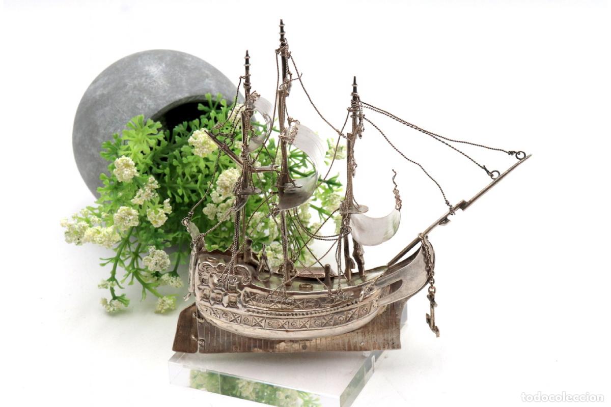 Antiquit&eacute;s: Barco de plata
