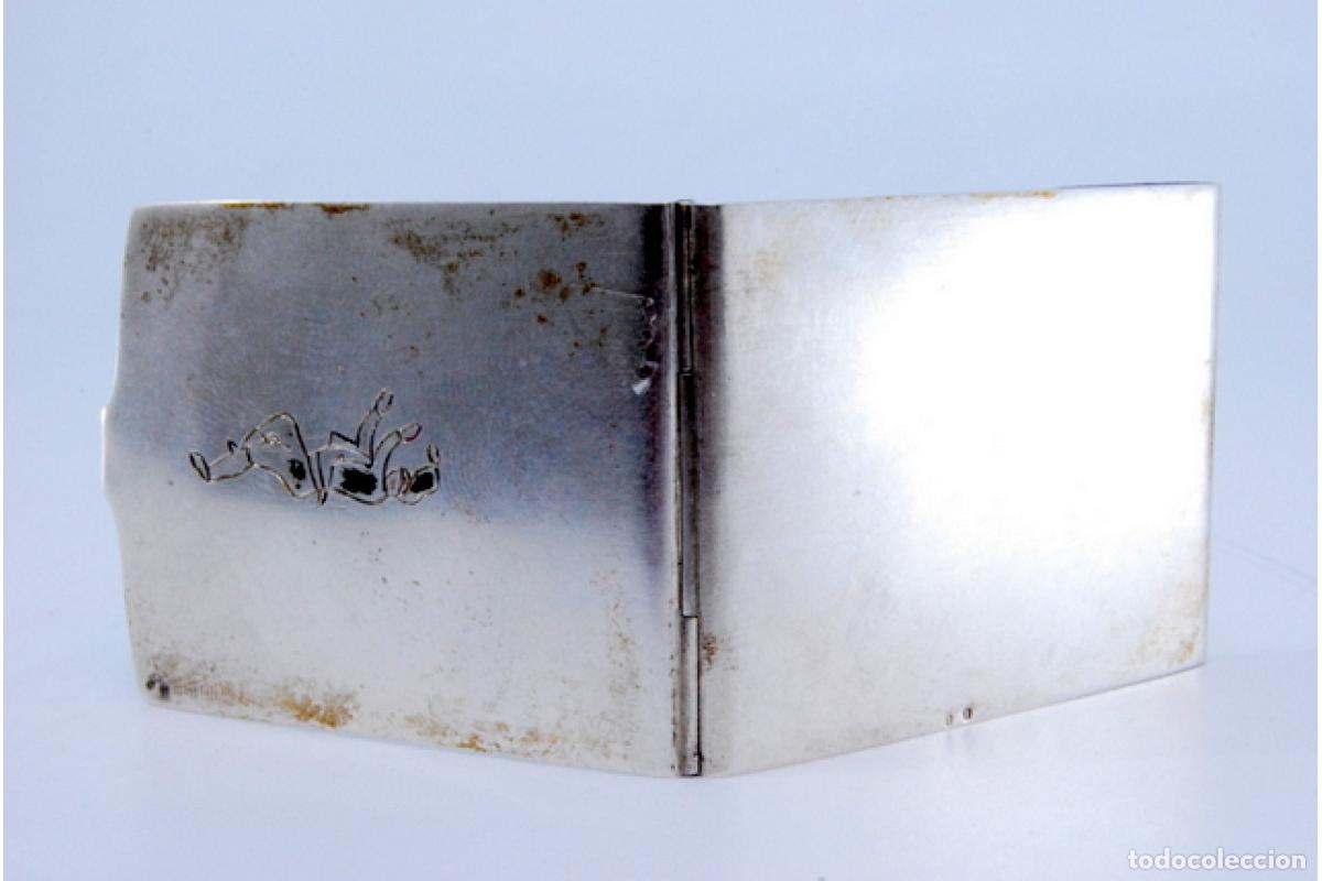 Antig&uuml;edades: Caja de cerillas de plata - Foto 4