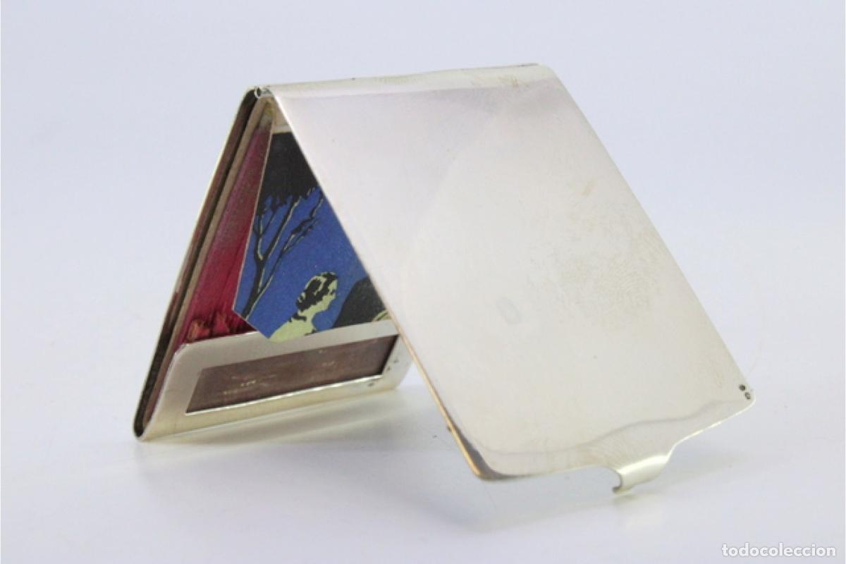 Antig&uuml;edades: Caja de cerillas de plata - Foto 2