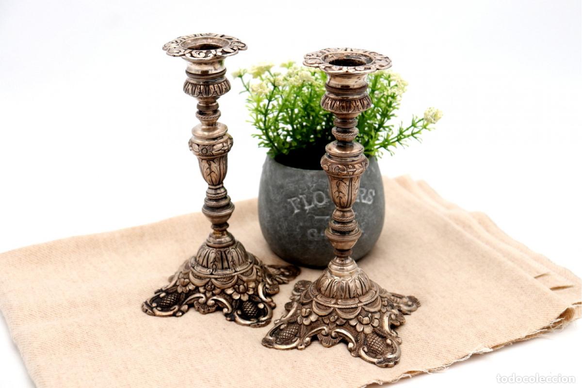Antig&uuml;edades: candelabros de plata - Foto 5