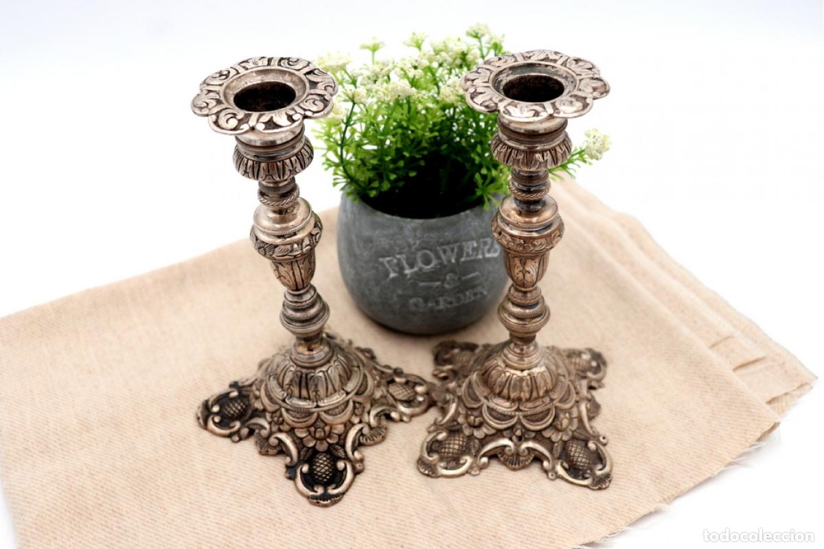 Antig&uuml;edades: candelabros de plata - Foto 6