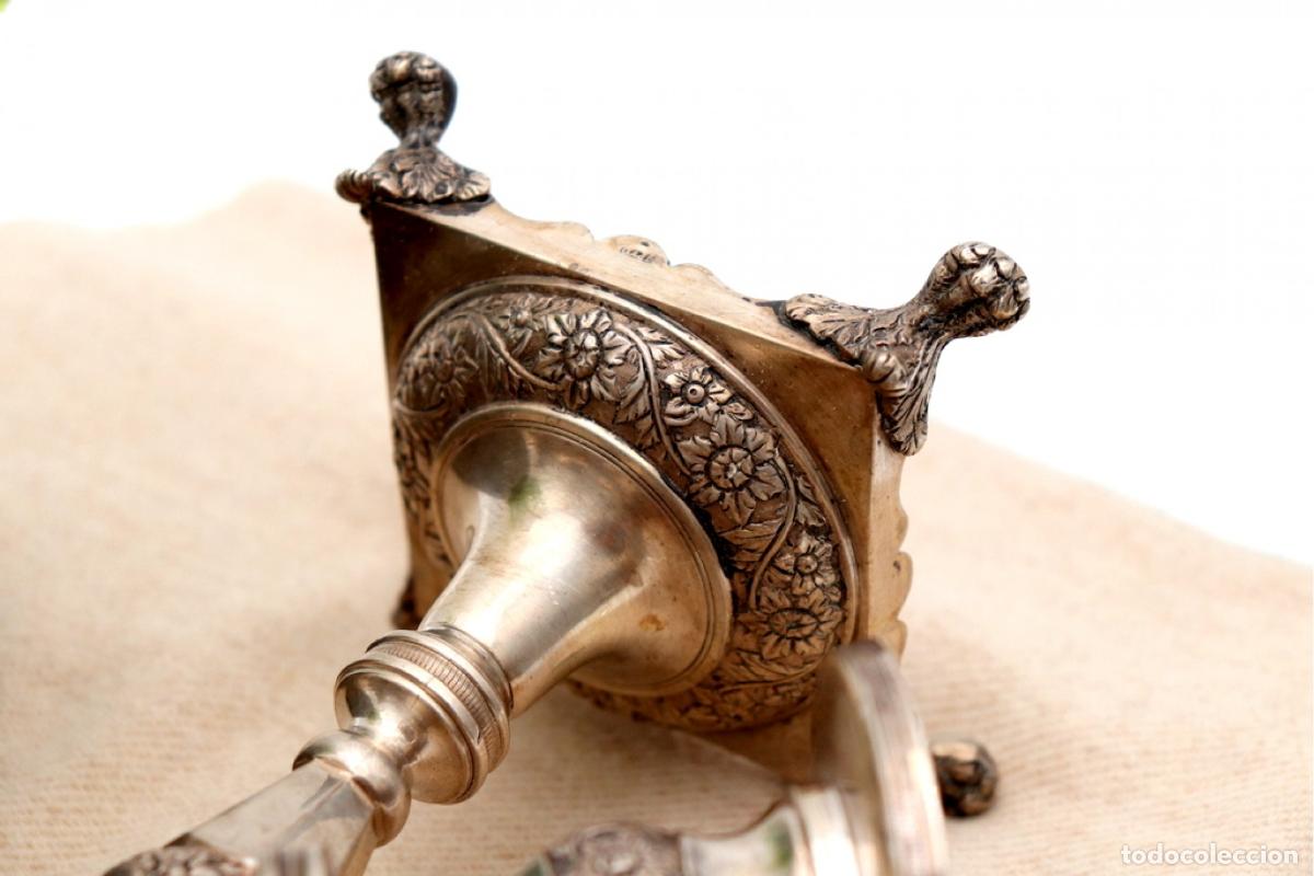 Antig&uuml;edades: candelabros de plata - Foto 3