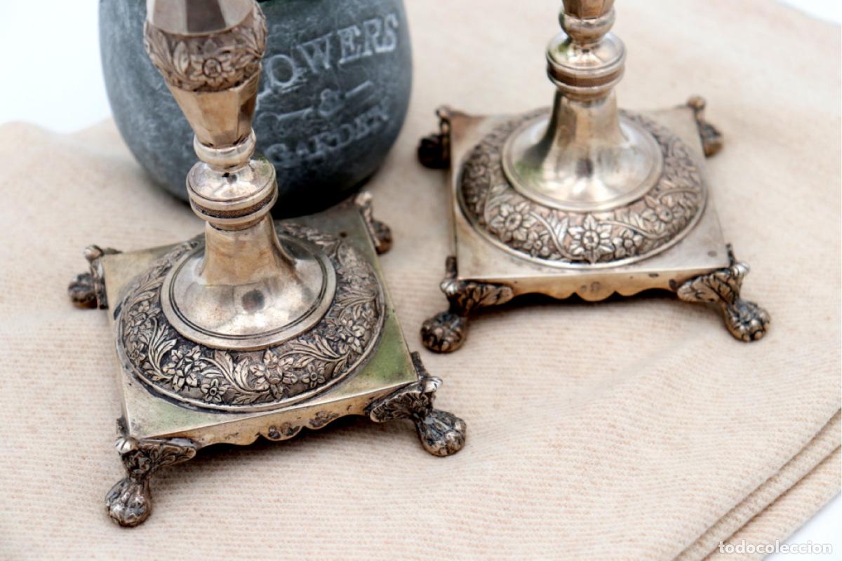 Antig&uuml;edades: candelabros de plata - Foto 4