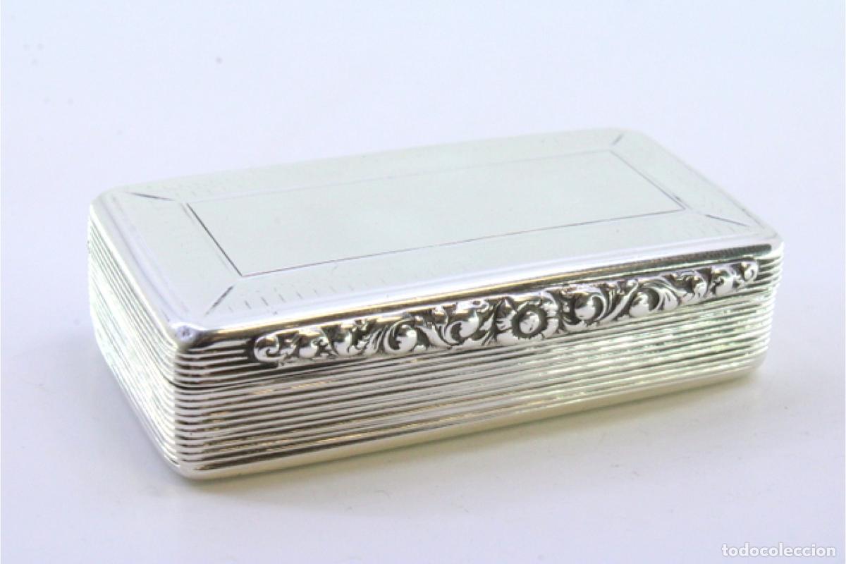Antig&uuml;edades: Tabaquera, en plata - Foto 8