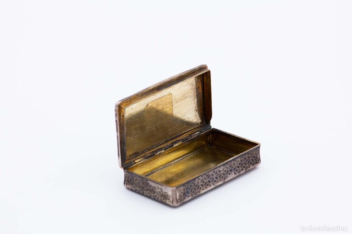 Antig&uuml;edades: Tabaquera, en plata - Foto 2