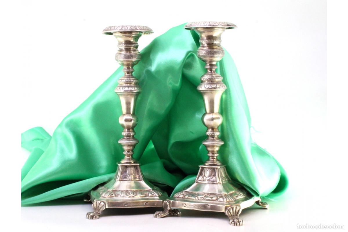Antiquit&auml;ten: candelabros de plata