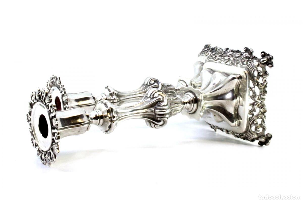 Antig&uuml;edades: candelabros de plata - Foto 4