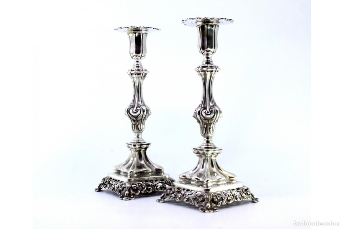 Antig&uuml;edades: candelabros de plata - Foto 6