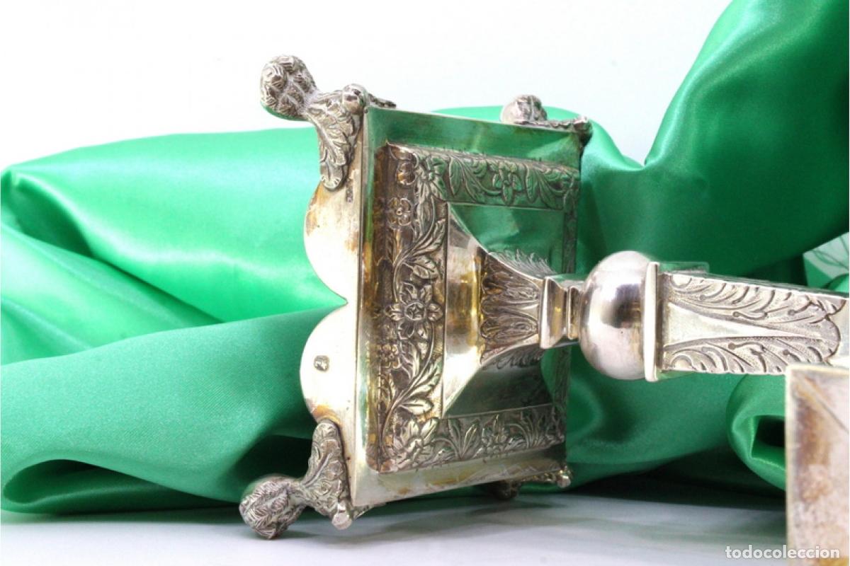 Antig&uuml;edades: candelabros de plata - Foto 4