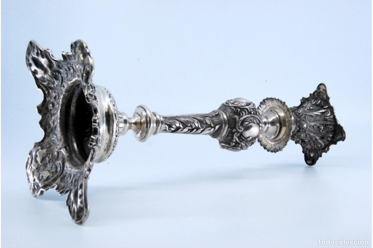 Antig&uuml;edades: candelabro de plata - Foto 6