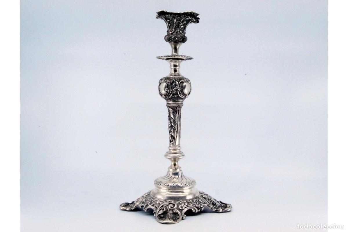 Antig&uuml;edades: candelabro de plata - Foto 9