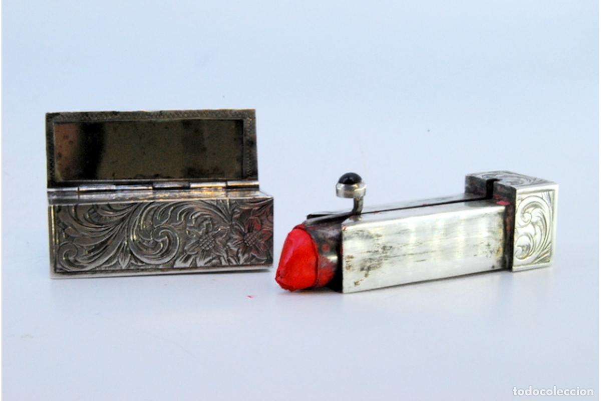 Antig&uuml;edades: Caja de belleza de plata - Foto 9