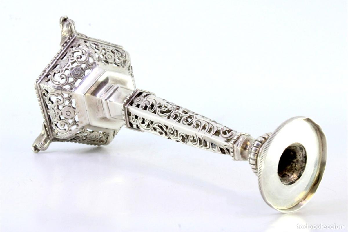 Antig&uuml;edades: candelabro de plata - Foto 2