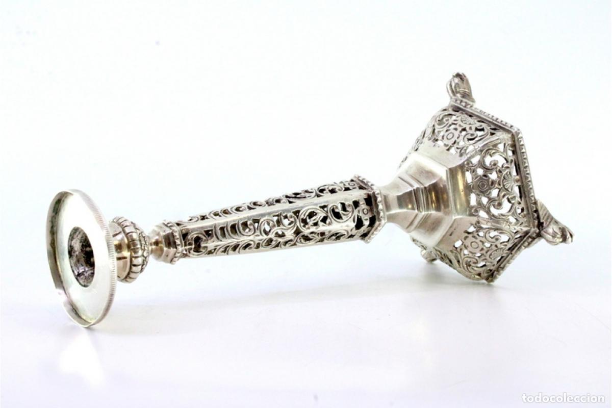 Antig&uuml;edades: candelabro de plata - Foto 4